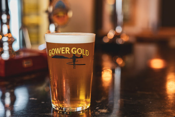 Gower Gold Ale Glass