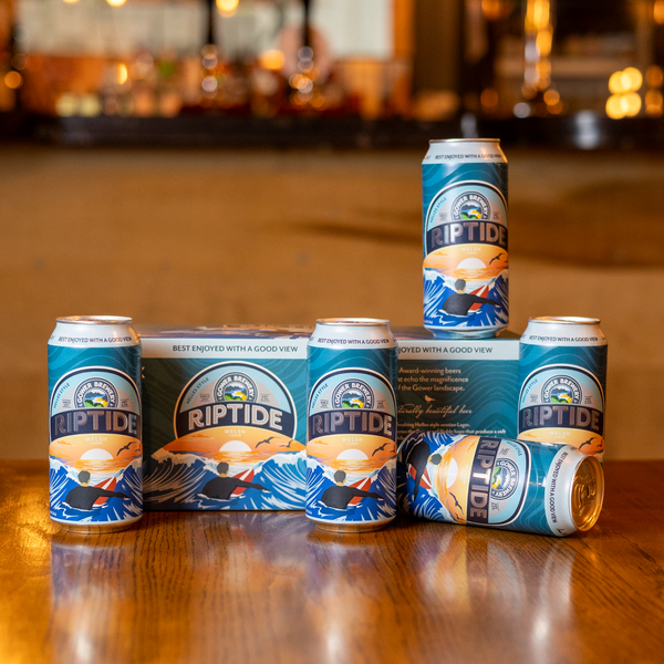 Riptide lager Box of 10 Cans