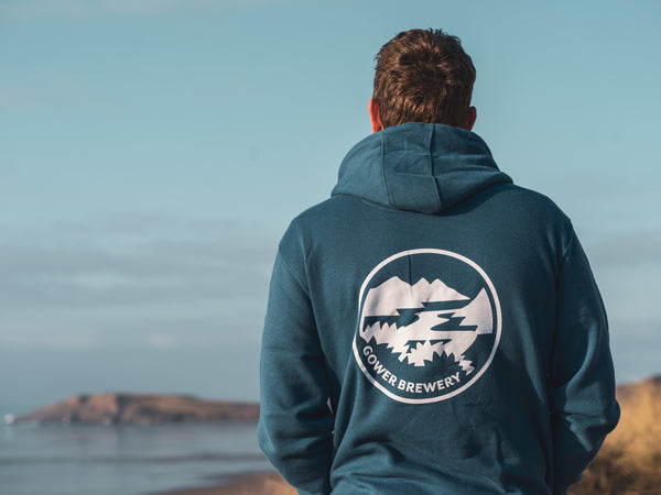 GOWER BREWERY ZIPPED HOODIE