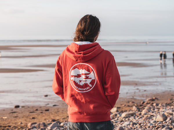 GOWER BREWERY ZIPPED HOODIE