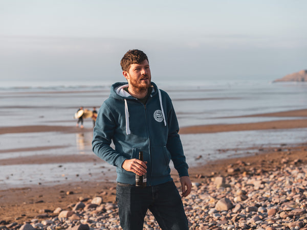 GOWER BREWERY ZIPPED HOODIE