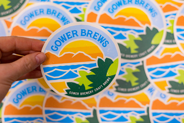 Gower Brewery Vinyl Stickers